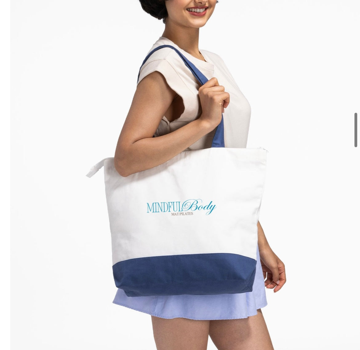 Mindful Body Club Zip Tote