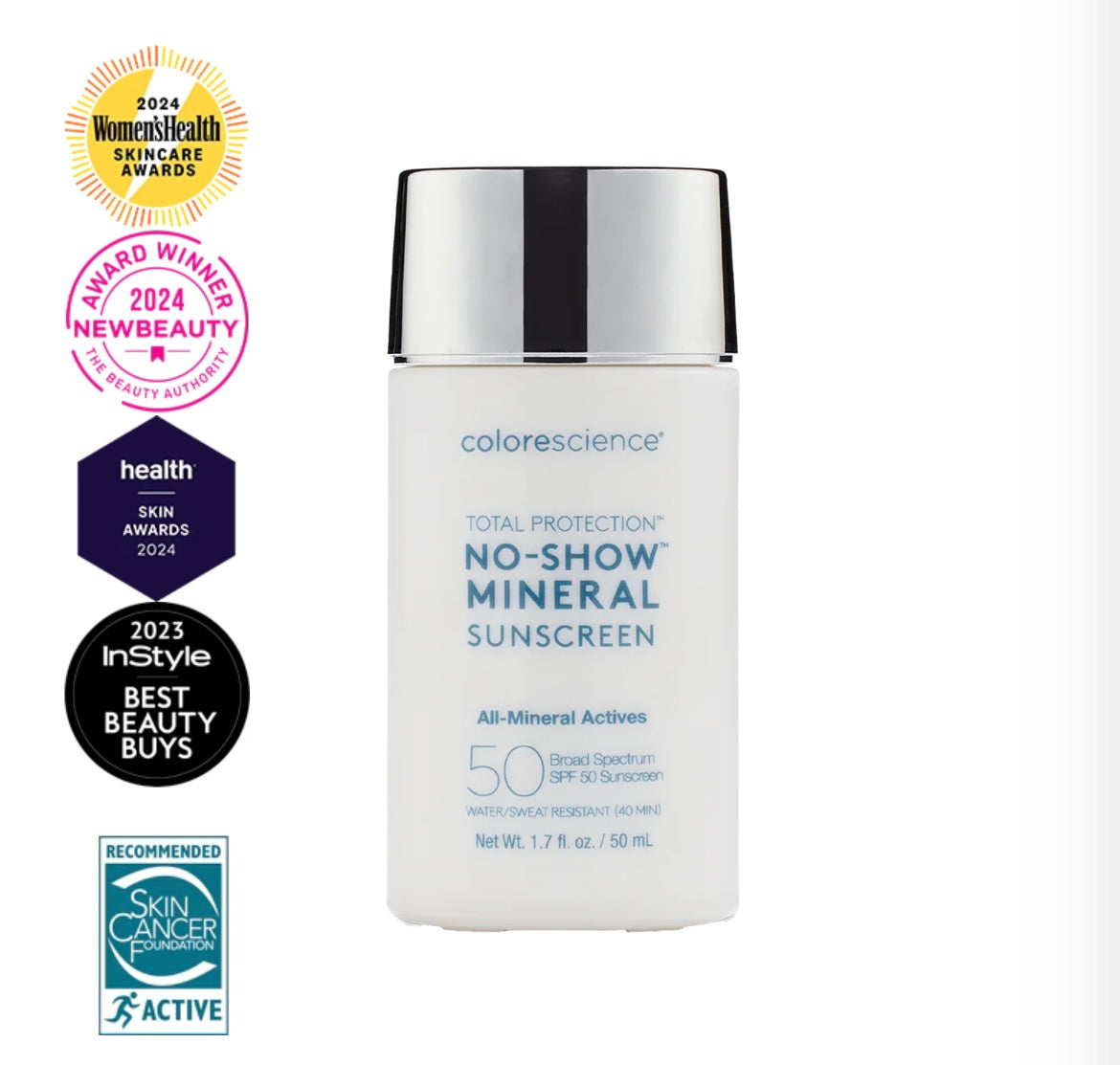 Total Protection No-Show Mineral Sunscreen SPF 50
